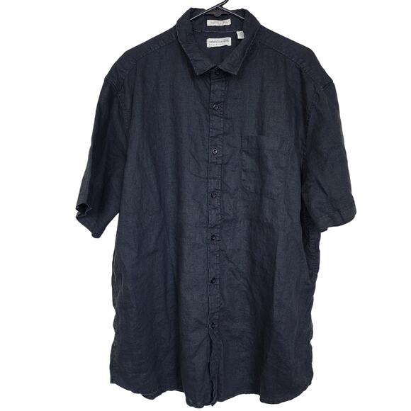 XXL Black Button Down Shirt - Picture 1 of 4